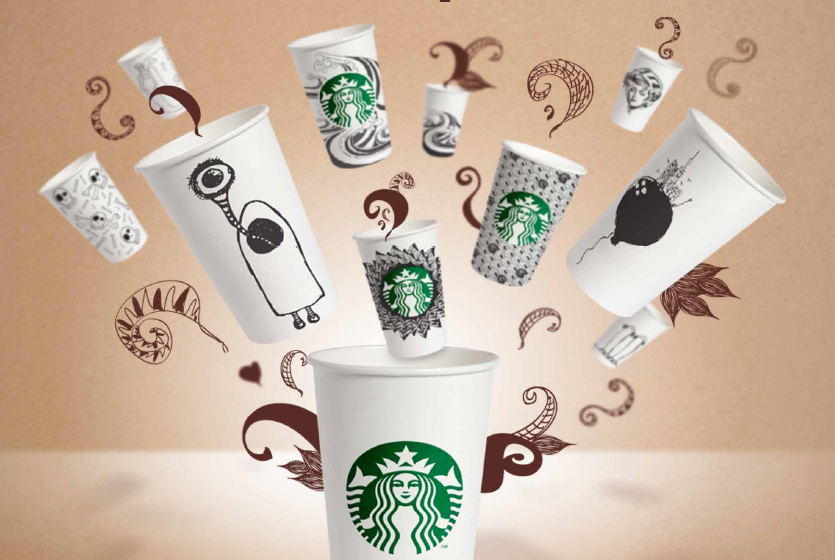  Vytvořte design kelímku Starbucks a vyhrajte 10 000 Kč