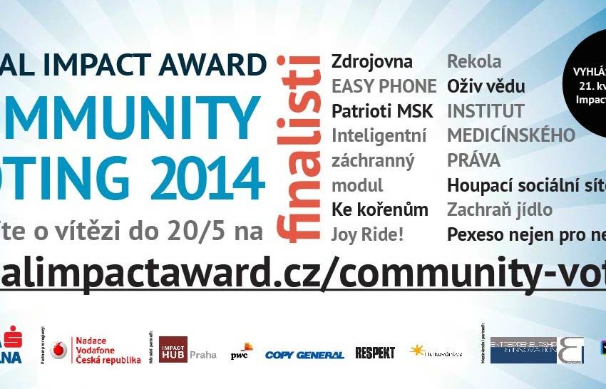 Rozhodněte o vítězi Social Impact Award 2014