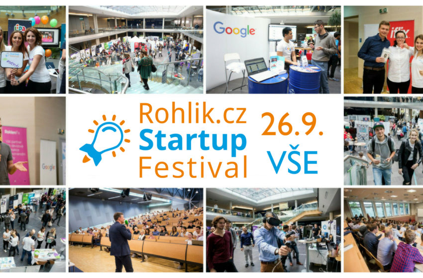  Startup Festival 2018 s podporou Rohlíku.cz již za pár dní