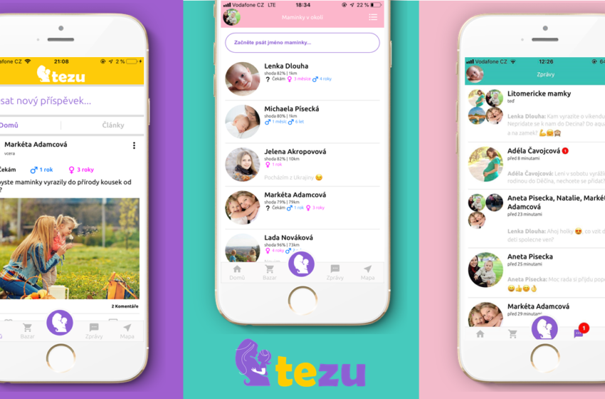  Tezu – maminkovská aplikace