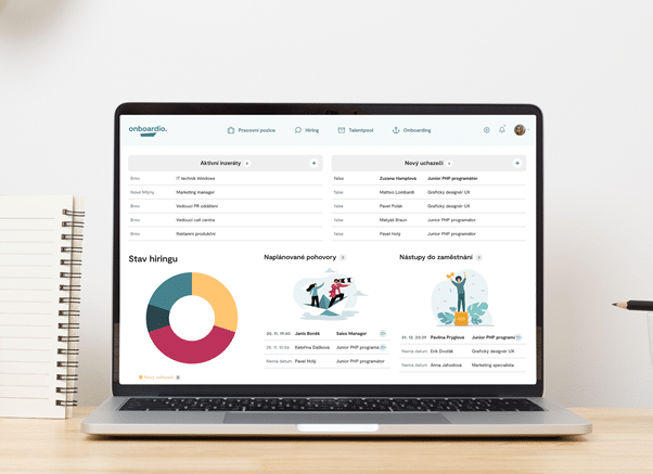  Český start-up Onboardio: Nábor a onboarding je složitý zbytečně. Máme řešení.